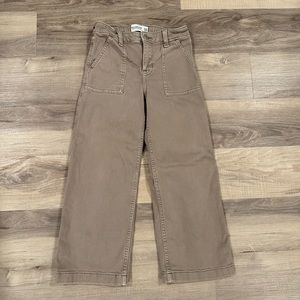 Abercrombie Kids High Rise Wide Leg Jeans